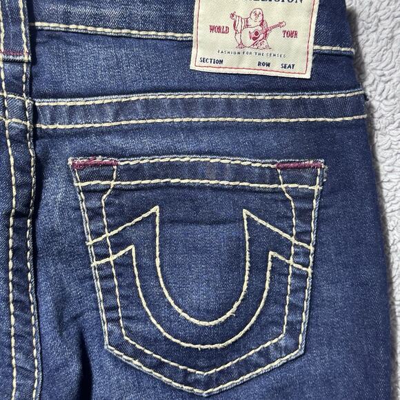 True Religion Halle Big T Dark Wash Denim Jeans Womens size 29 - Picture 10 of 12